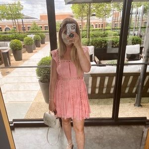 Free People Pink Verona Dress